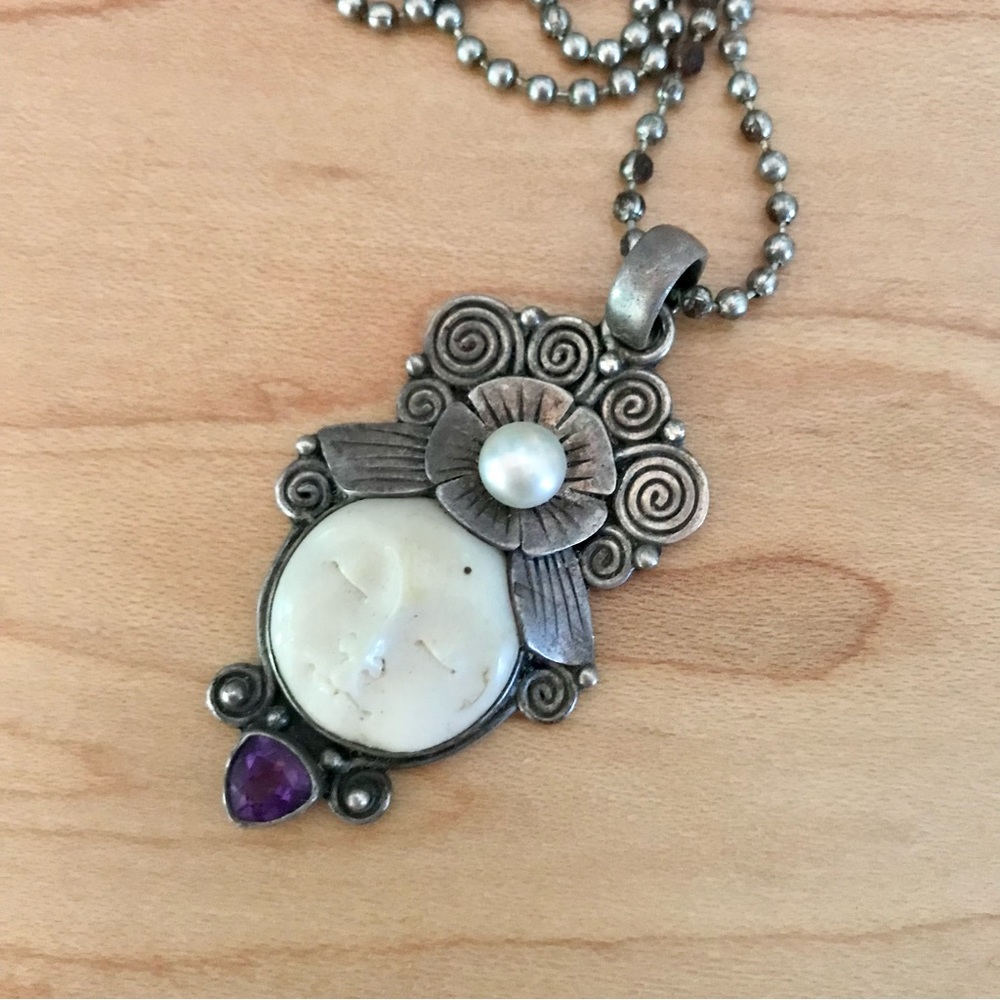 Bohemian Moon Goddess Pendant Necklace 🌝✨